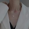 Moda Corea del Sur collar principito femenino diseño nicho trémolo con novias estudiantes colgante estrella luna joyería al por mayor