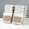 Cotonetes para Remoção de Cera de Ouvido, Cotonetes Domésticos Estéreis Descartáveis de Ponta Dupla para Maquiagem, Portátil e Prático Dois-Em-Um