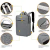 Nova mochila masculina, simples, business casual, de grande capacidade para laptop, leve, multiuso para viagem, feita de tecido Oxford