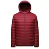 Chaqueta de Algodón Sencilla de Color Sólido para Hombre 2026 Comercio Transfronterizo, Abrigo de Algodón con Capucha y Cuello Alto, Chaqueta de Algodón Casual para Hombre Tallas Grandes