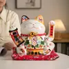 Gato de la Suerte Nuevo Estilo Agitando la Mano para Recepción de Tienda, Gato de la Fortuna Grande Agitando la Mano para Apertura de Negocio, Uso Doméstico, Regalo de Inauguración de Casa, Suministro Directo de Fábrica