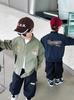 Chaqueta para Niños Primavera y Otoño 2024 Nueva Elegante Chaqueta de Béisbol Infantil Top Ropa de Otoño para Bebé Chaqueta Corta de Moda