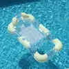 Cama de arena inflable con reposabrazos y respaldo, hamaca reclinable de malla plegable de PVC para exteriores, ideal para adultos, gran oferta transfronteriza