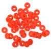 Pulseira com Contas Espaçadoras de Silicone Anel de Borracha de Posicionamento Anel Antiderrapante Anel Antiatrito Pulseira com Corda de Couro Pulseira com Contas de Transferência Gaxeta
