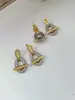 Conjunto de Pulseiras de Nariz de Porco Transfronteiriço Série Ot Cobre de Luxo Leve Zircônia Incrustada Fabricante Atacado