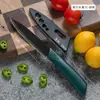 Faca de Cozinha Faca de Frutas Combinação Picador de Dormitório Cozinha Doméstica Afiada Corte de Carne Aço Inoxidável Pintura Spray Picador Cortador