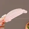 Pinza Banana Exquisita de Gama Alta con Lazo, Pinza Grande para el Cabello Grueso, Pinza de Garra para Cola de Caballo Alta de Mujer, Accesorio para el Cabello