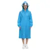 Impermeable desechable de cuerpo completo con ala extendida de EVA para conciertos al aire libre y viajes, poncho de lluvia portátil largo de una sola pieza