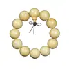 Pulsera de Boj de Hoja Pequeña 2.0 Cuentas Budistas de Madera Maciza para Hombres y Mujeres, Cuentas de Oración Portátiles de 108 Cuentas, Alta Densidad, Resistente al Agua, Artículo Coleccionable