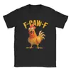 Camiseta Engraçada de Galo Macho Masculina Engraçada 100% Algodão Gola Redonda Manga Curta Camiseta Presente Roupa Criativa