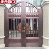 Budan Nuevo Modelo Villa Puerta Principal Exterior Puerta de Patio Casa Autoconstruida Jardín Acero Inoxidable Cobre Fabricante Venta al por Mayor Suministro Directo