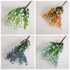 Racimos de Bayas de Cinco Cabezas, Fabricantes Transfronterizos de Flores Artificiales, Flores Falsas, Plantas Verdes al por Mayor, Manualidades para Decoración de Bodas, Estilo Ins