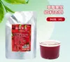 Vigor de Polegar Sacos de 1KG Suco Concentrado Sabor Goiaba Morango Cítrico Chá com Leite Loja de Bebidas Atacado Comercial