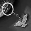 Llavero Popular de Águila de Amazon, Llavero de Águila Moderno Incrustado con Diamantes, Personalizado y Versátil, Venta al por Mayor de Fabricante