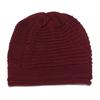 Gorro Pulóver de Invierno Amazon Temu Transfronterizo Protección para los Oídos Gorro Pulóver de Punto Rayado Gorro Pile de Color Sólido Hombres Venta al por Mayor
