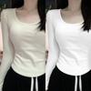 Tienda de Fábrica Generación Shake Sonido Explosiones En Vivo Camiseta Base para Mujer Dulce y Caliente Camiseta Interior con Short para Mujer Cálida Ajustada