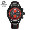 Ochstin/Augusten Novo Relógio Masculino Multifuncional Casual de Negócios Relógio de Quartzo