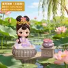 Figurita de Dama Hanfu Estilo Chino Tradicional Dinastía Tang Niña Regalo Cultural y Creativo para Atracciones Turísticas Decoración de Escritorio para el Hogar