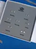Pendientes y Clips para Orejas Originales de Plata S925 con Diseño de Rueda de la Fortuna para Mujer, Set de Alta Gama, Populares en Línea, Suministro Directo de Fábrica