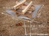 Fogata Portátil Soporte Plegable para Fogata de Campo Soporte Plegable para Leña de Exterior Soporte para Fuego Soporte Plegable para Barbacoa de Camping