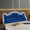 Estilo Simple Color Sólido Cojín de Mesita de Noche al por Mayor Estilo Europeo Suave Cojín Lumbar para Cama Cojín Grande Tatami Suministro Directo de Fábrica