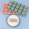 Molde de Silicona Cuadrado de 15 Agujeros para Pastel, Pudín, Chocolate, Repostería DIY, Mousse