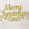 Toppers de decoração de bolo de festa de Natal transfronteiriços hohoho inserts de bolo adereços de decoração de Natal