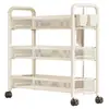 Carro Especial para Salón de Belleza Carro Móvil Estante de Almacenamiento para Peluquería y Cirugía Plástica Herramientas de Belleza Médica Estante de Almacenamiento Multifuncional
