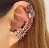 TEMU Amazon venta caliente 5 piezas clip para oreja mujer personalizado simple forma de C clip para hueso de oreja sin perforación traje al por mayor