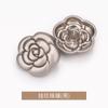 Abrigo tipo flor de camelia de metal estilo Chanel, ropa, abrigo, abrigo, ropa de lana, botón, botón, alto sentido