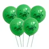 Decoración de Escena para Fiesta de Cumpleaños con Globos Temáticos de Dinosaurios 12 pulgadas Set de Globos de Dinosaurios de la Jungla Verde de Dibujos Animados