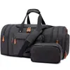 Procesando Bolsa de Lona Personalizada para Hombre, Bolsa de Lona para Viaje con Compartimento para Zapatos, Bolsa de Fin de Semana