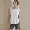Chaleco Deportivo Holgado de Secado Rápido para Mujer 2026 Nuevo Estilo Ropa para Correr Yoga Cubierta sin Mangas Top de Fitness Verano