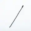 Cadena de Cuentas de Hierro de 2.4 mm, Cadena de Cuentas Redondas de 1.5 mm, Cadena de Cuentas para Joyería DIY, Cadena para Etiquetas de Ropa, Cadena de Cuentas Ondulada