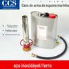 Dispositivo de pistola de espuma de ar marinho portátil/extintor de incêndio de ombro para trás/certificado CCS/balde de líquido de espuma de aço inoxidável