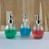 Porta Sabonete Vidro Líquido Redondo Sortido 350ml - Lyor