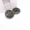 Botão Botões Monopólio Metal de Alta Qualidade Fivela de Cobre Estilo Retrô Casaco Botão de Suéter Padrão Seiko