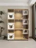 L Venta al por mayor Villa para Gatos Casa para Gatos Nido para Gatos Casa para Gatos Casa para Gatos Tienda de Mascotas Lujo Madera Maciza Exhibición Gabinete de Cría para Gatos Fábrica