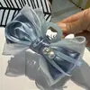 Accesorios para el Cabello de Cinta de Lazo de Lunares Multicolor Estilo Coreano para Niñas, Pinzas para el Cabello, Pinzas Superiores, Pinzas de Garra, Accesorios para el Cabello al por Mayor, Accesorios para el Cabello de Niños