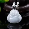 Pingente Budista Autêntico de Jadeíta Birmanesa Grau A Tipo Gelo para Mulheres, Pingente de Jade para Casais, Pingente de Presente, Atacado de Fábrica Tipo Gelo