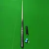 Palo de billar piscina de plata lejana cabeza pequeña club mesa de snooker palo bola 8 negra ocho-bola palo estilo chino todo en uno