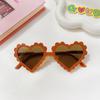 Nuevas Gafas de Sol de Dibujos Animados para Niños, Bloqueo de Luz, Protección Solar, Gafas Lindas para Niños y Niñas, Gafas con Forma de Corazón al por Mayor