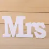 Muebles Creativos para el Hogar Mr & Mrs, Accesorios de Boda, Adornos de Letras Inglesas de Madera, Artículos para Bodas