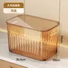Caja de Almacenamiento de Gran Capacidad Contenedor para Snacks Organizador de Escritorio para el Hogar de Lujo Ligero de Acrílico Caja Transparente Cesta de Almacenamiento para Desorden