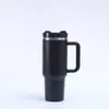 Copo Térmico Yongkang 40oz com Alça de Aço Inoxidável Copo de Carro com Canudo Copo de Café para Exterior Grande Capacidade 304 Portátil