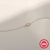 Transfronterizo Más Vendido Plata de Ley S925 Moda Versátil Doble Círculo Carácter Ocho Pulsera Anillo Diseño Original Simple Creativo Elegante