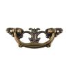Jingmao -407 Gabinete antiguo europeo puerta cajón armario puerta herraje tirador doble agujero tirador pequeño bronce verde