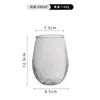 Taza de Café de Alto Borosilicato para Uso Doméstico, Elegante y Resistente a Altas Temperaturas, Taza para Americano Helado Latte, Vaso de Vidrio para Beber