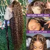 Peluca africana encaje frontal europeo y americano cabello rizado pequeño permanente de maíz medio cabello rizado degradado fábrica en stock primera generación