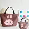 Bolsa de almoço PU japonesa bolsa térmica fofa desenho animado grande estudante trabalhador de escritório bolsa térmica para marmita bolsa de almoço peixe feio